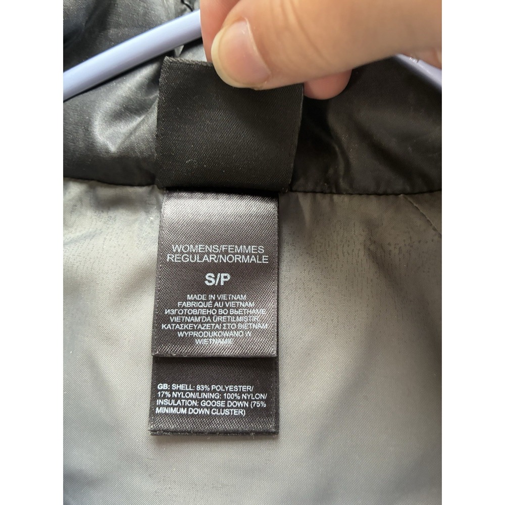 The North Face Full‎ Zip 650 Goose Down Puffer Vest Women's Small Black Outdoors - Picture 7 of 10
